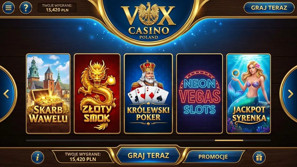 Gry kasynowe VOX casino
